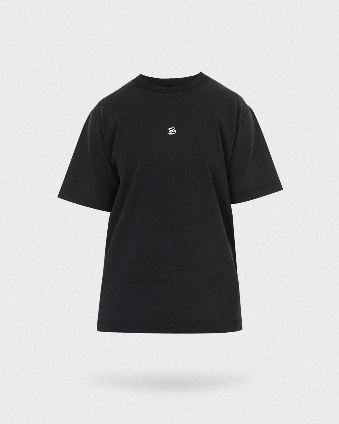 oversized box fit tee - washed black/light grey (PRE-ORDER)