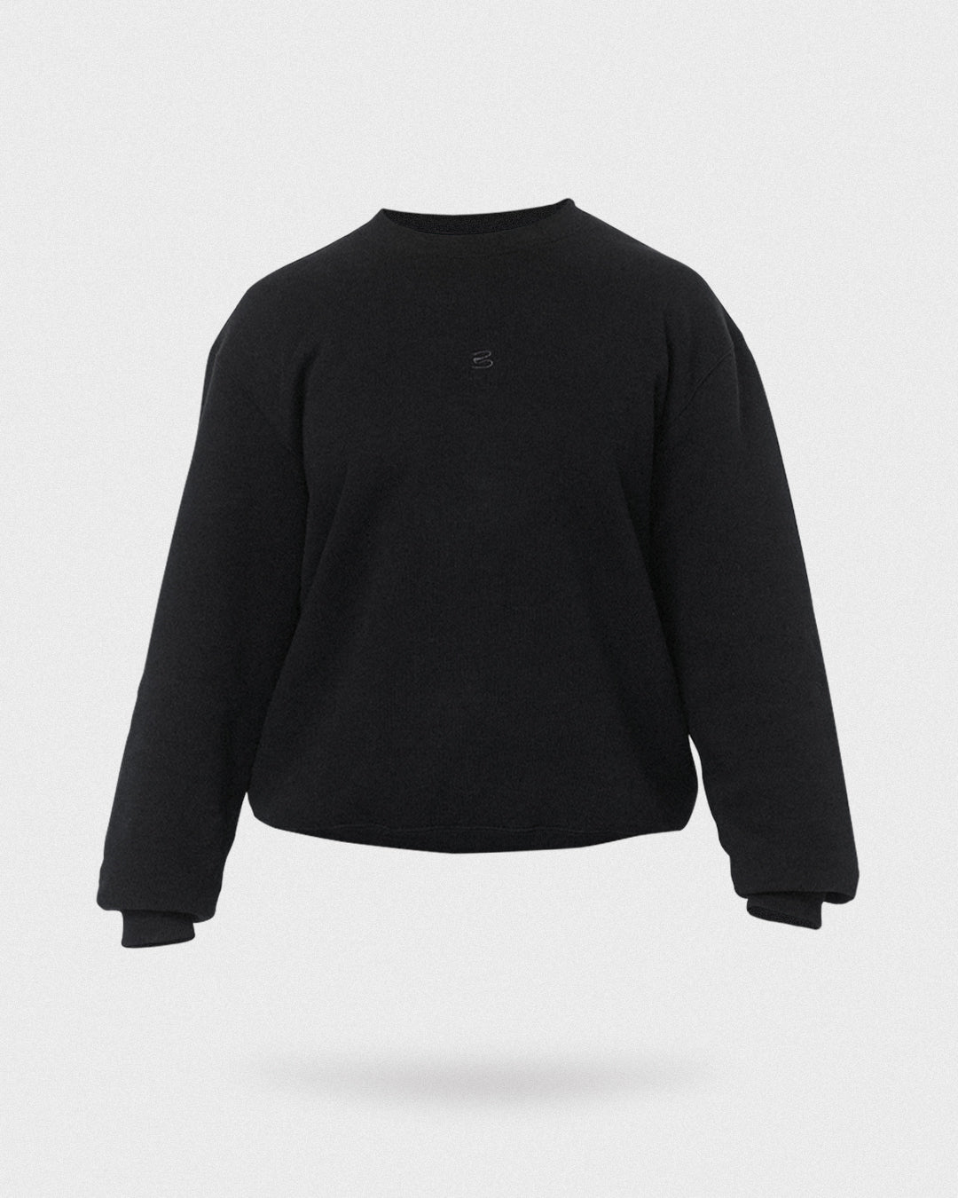 boxy fit logo sweatshirt
